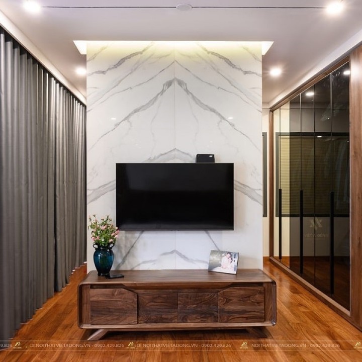 Kệ tivi gỗ óc chó KE-03