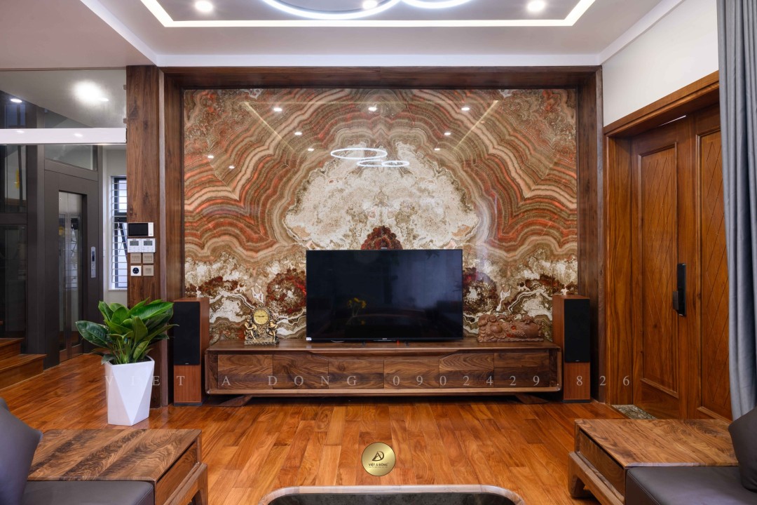 Kệ tivi gỗ óc chó KE-10