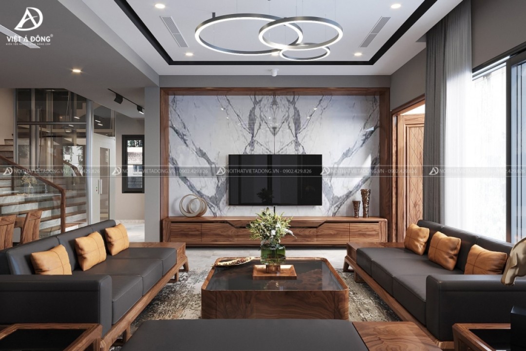 Kệ tivi gỗ óc chó KE-17