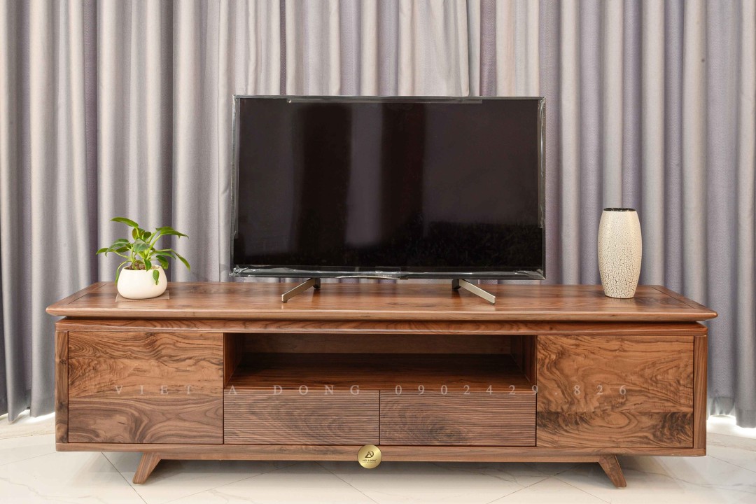 Kệ tivi gỗ óc chó VLEVEL ONE KE-07