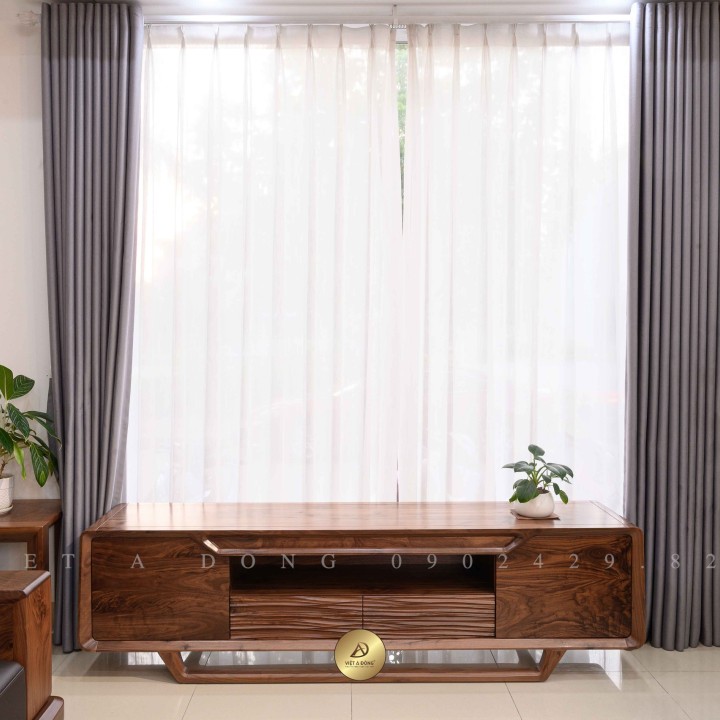 Kệ tivi gỗ óc chó VPOLITE KE-09