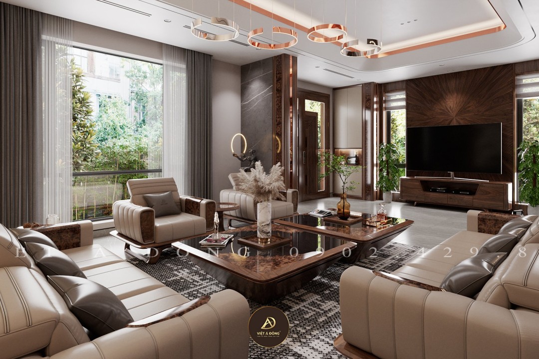 Sofa gỗ óc chó DIAMOND SF - 03