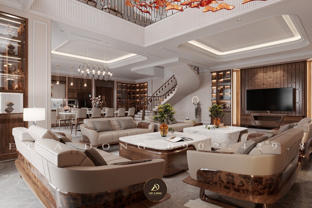 Sofa gỗ óc chó SF - 49