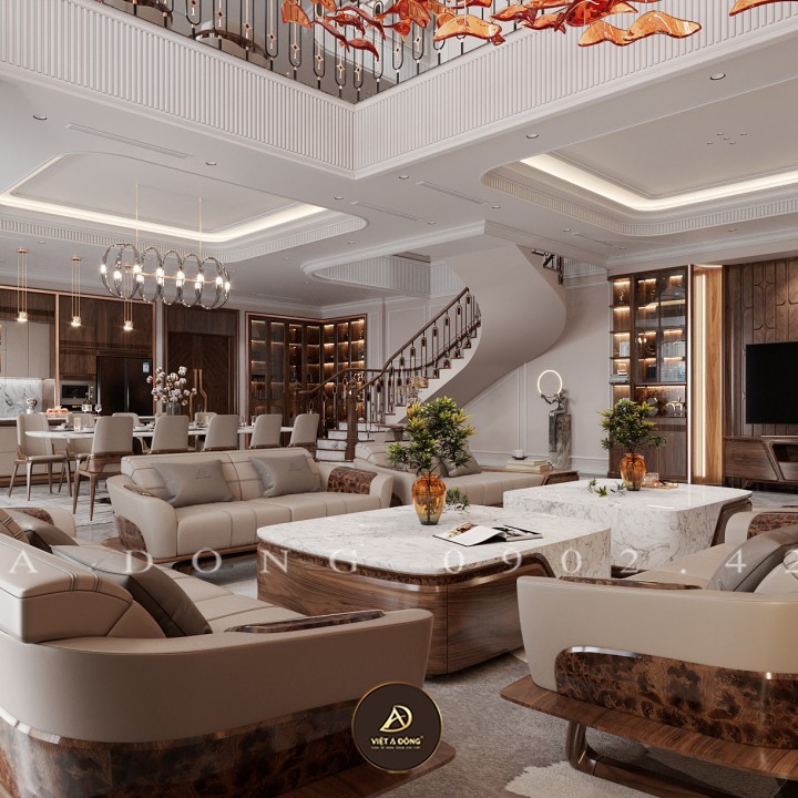 Sofa gỗ óc chó SF - 49