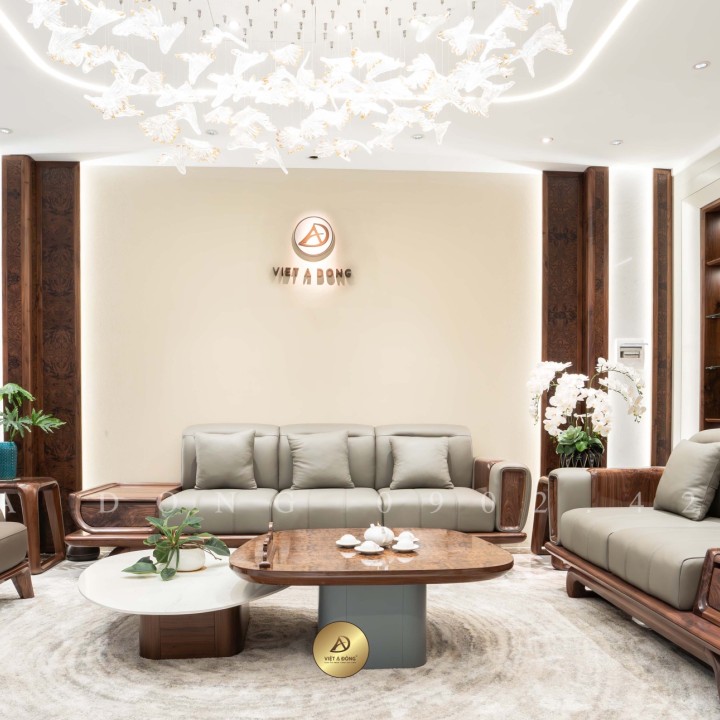 Sofa gỗ óc chó VISION SF - 01
