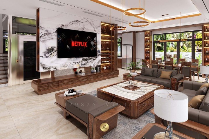 Sofa gỗ óc chó VLOTUS SF-40