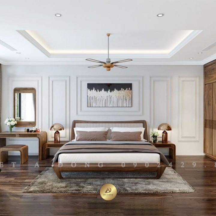 Tủ quần áo gỗ óc chó TA-01