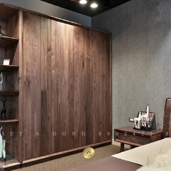 Tủ quần áo gỗ óc chó TA-04