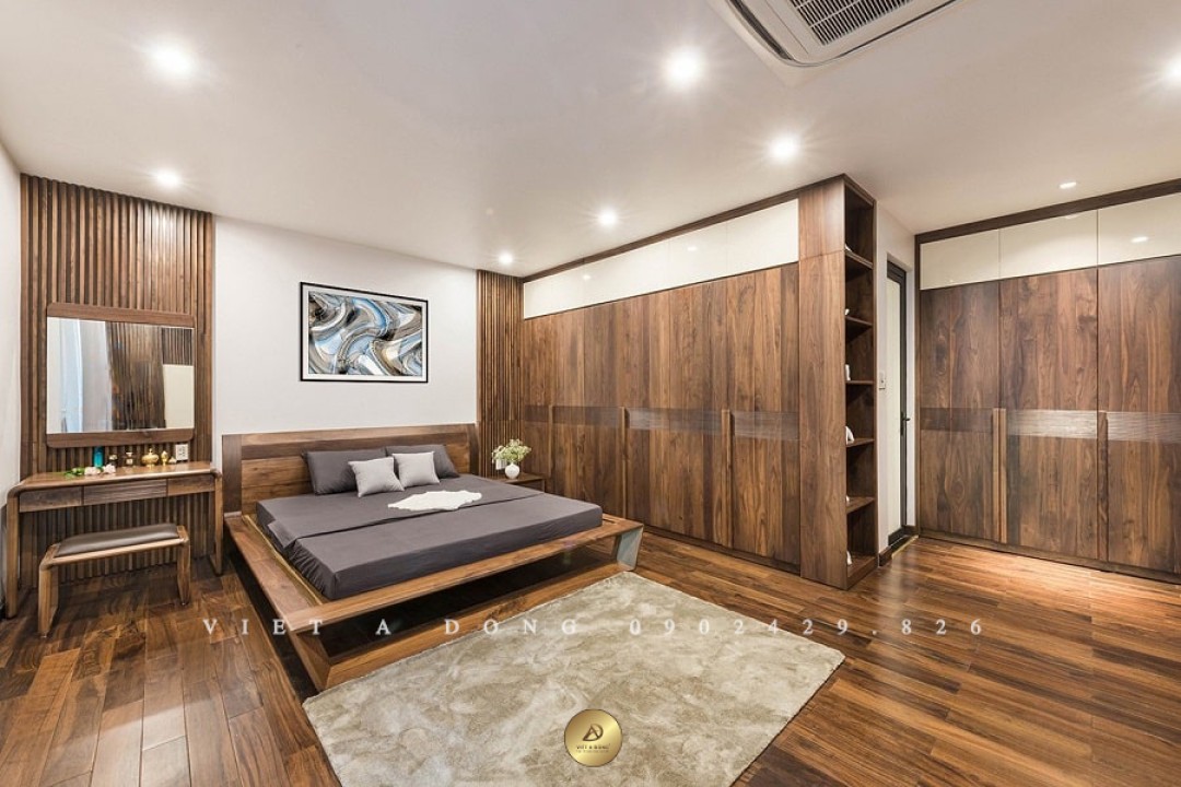 Tủ quần áo gỗ óc chó TA-07