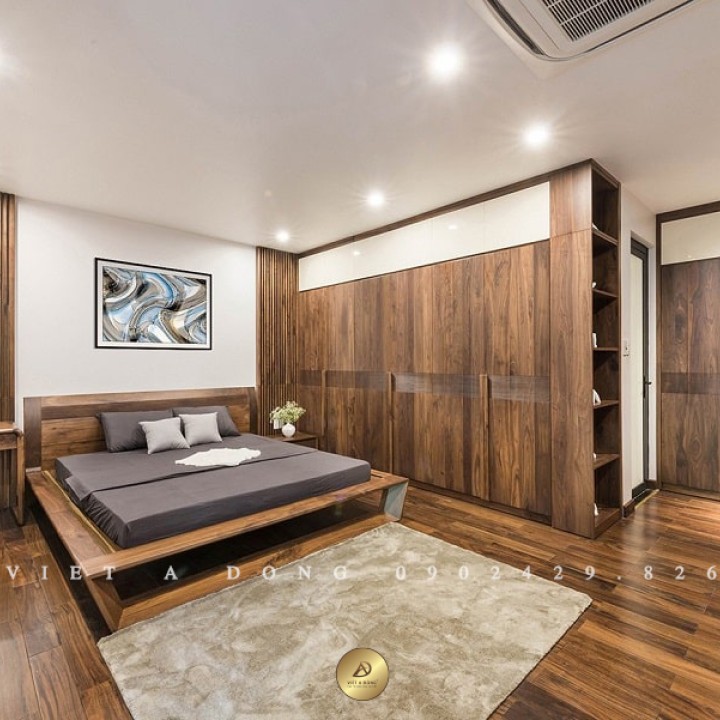 Tủ quần áo gỗ óc chó TA-07