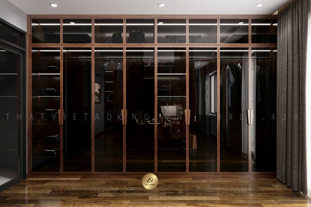 Tủ quần áo gỗ óc chó TA-30