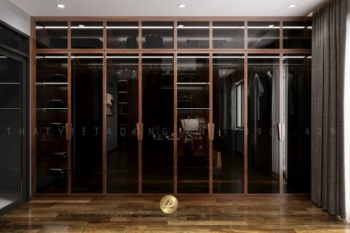 Tủ quần áo gỗ óc chó TA-30