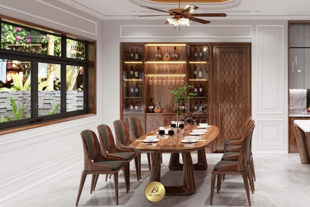 Tủ rượu gỗ óc chó TR - 16