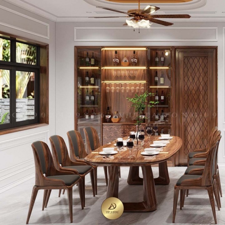 Tủ rượu gỗ óc chó TR - 16