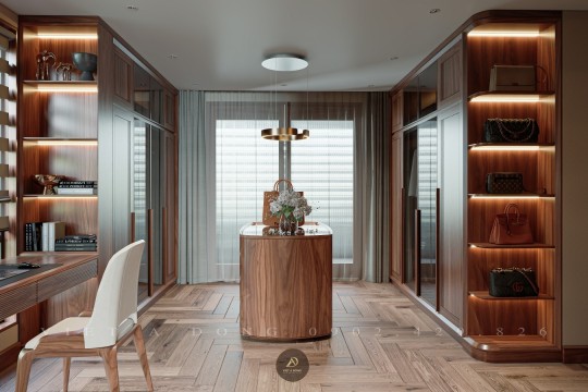 Cách vệ sinh và giữ màu tủ quần áo gỗ óc chó