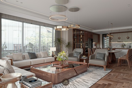 Kinh nghiệm chọn đơn vị thi công chung cư gỗ óc chó uy tín