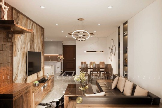 Giá thi công nội thất gỗ óc chó chung cư bao nhiêu?