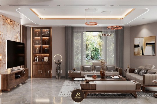 Lỗi thường gặp khi thi công nội thất gỗ óc chó cho nhà phố