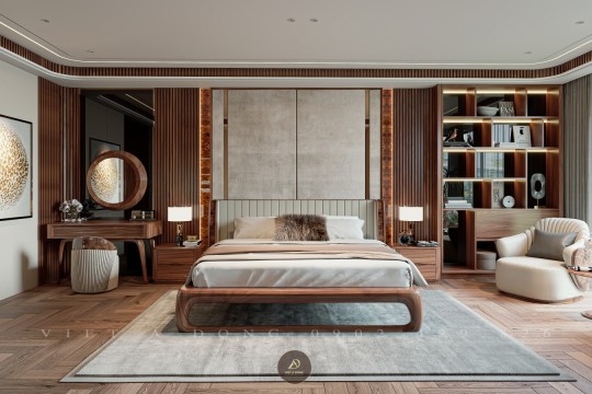 Những lỗi thường gặp khi thi công phòng ngủ gỗ óc chó