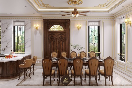 Nội thất gỗ óc chó tân cổ điển – Vẻ đẹp sang trọng vượt thời gian