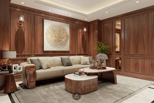 Phong thủy bàn trà gỗ óc chó – Vị trí đặt hợp lý nhất