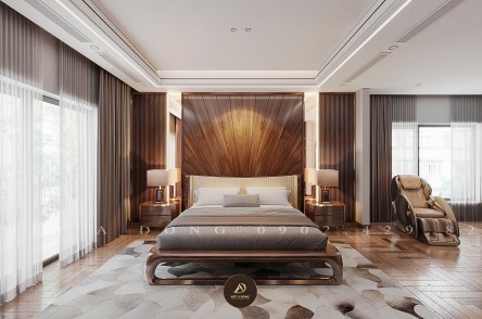 Phong thủy phòng ngủ gỗ óc chó – Cách sắp xếp hợp mệnh vợ chồng