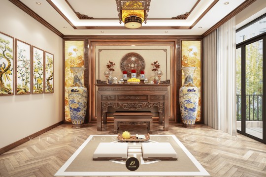 So sánh bàn thờ gỗ óc chó và bàn thờ gỗ mít