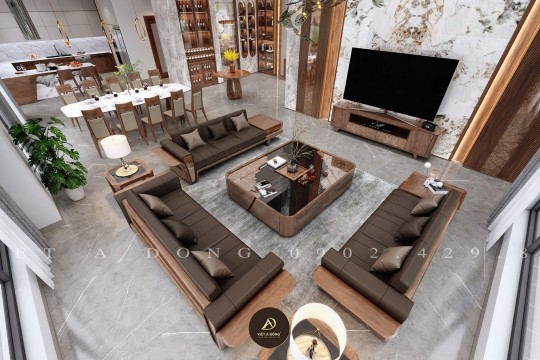 So sánh chung cư gỗ óc chó và gỗ công nghiệp MDF