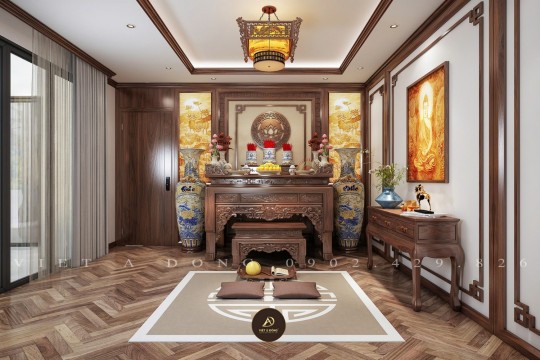 Ưu nhược điểm khi sử dụng gỗ óc chó cho phòng thờ