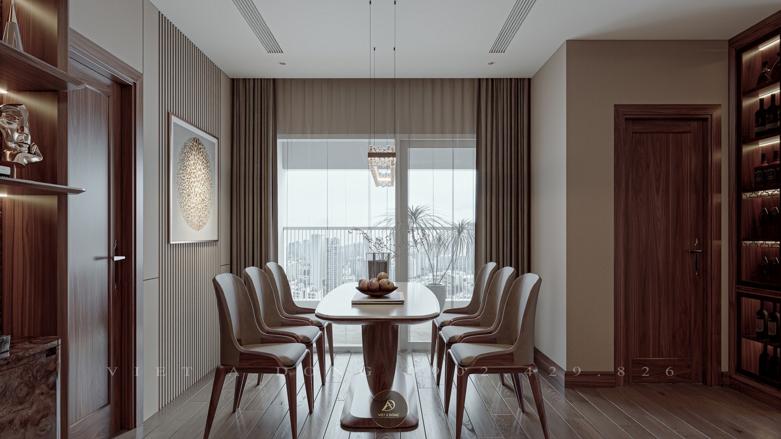 bảo quản bàn ăn gỗ óc chó