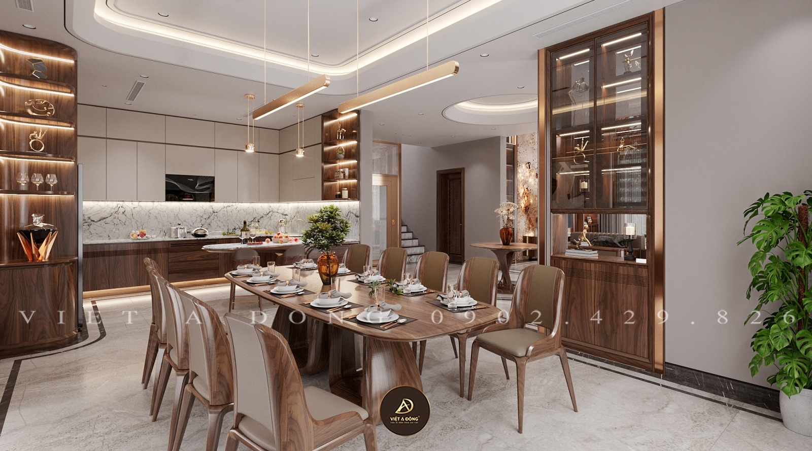 bàn ăn gỗ óc chó