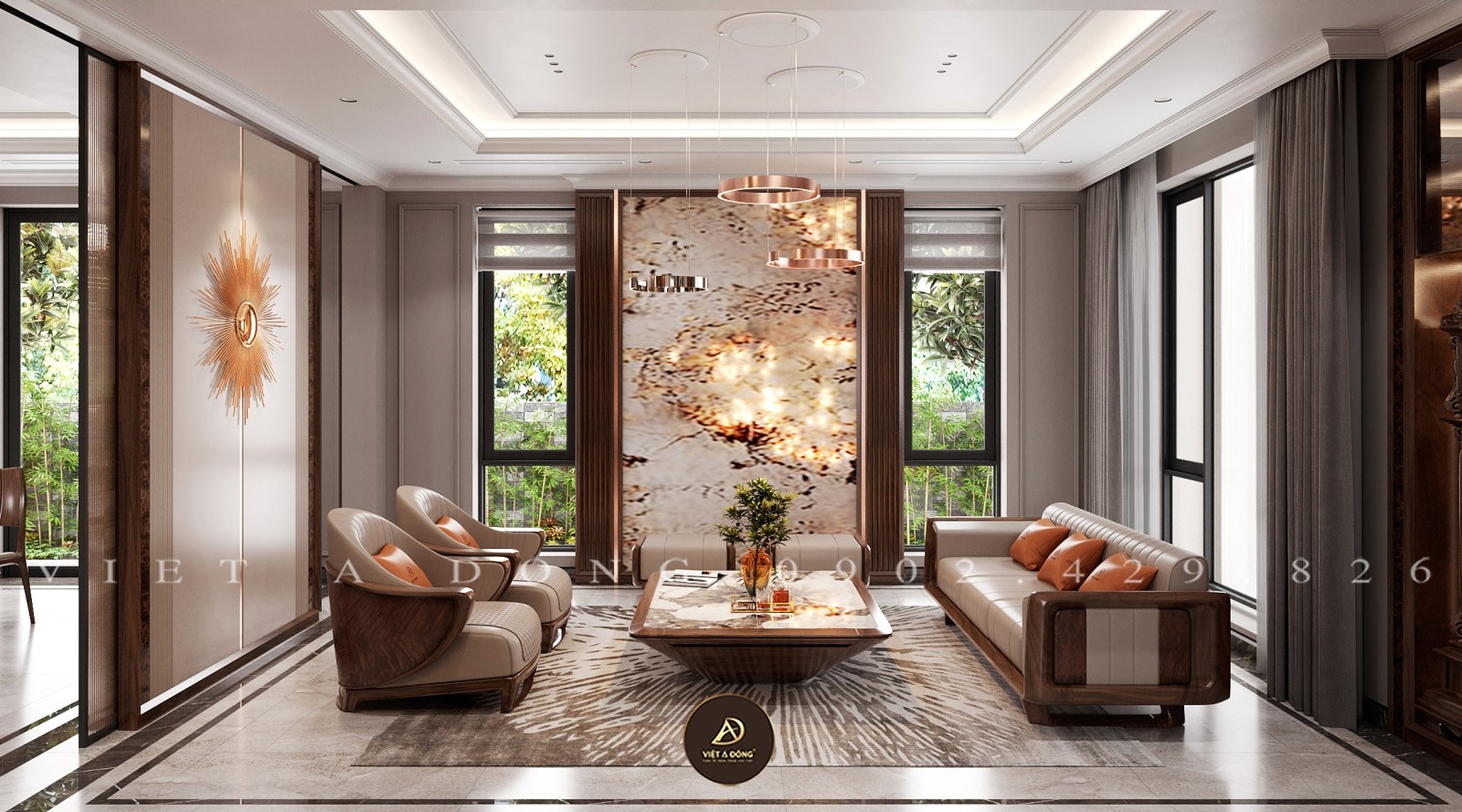 bàn trà dáng kim cương