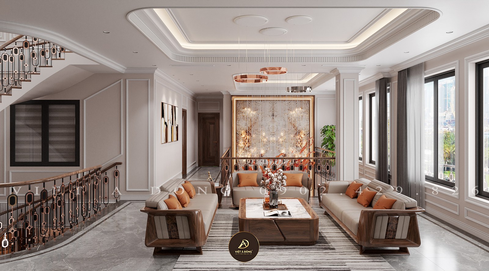 bàn trà gỗ óc chó