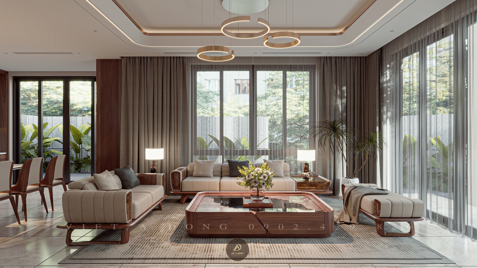 bàn trà đổ keo epoxy