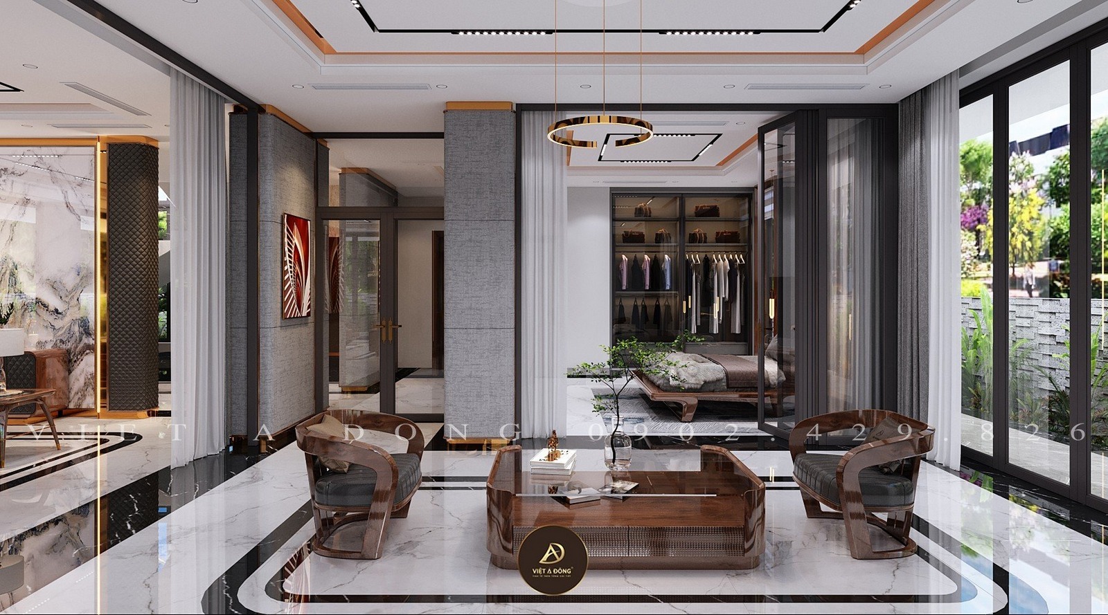 phòng khách nhỏ nhà phố