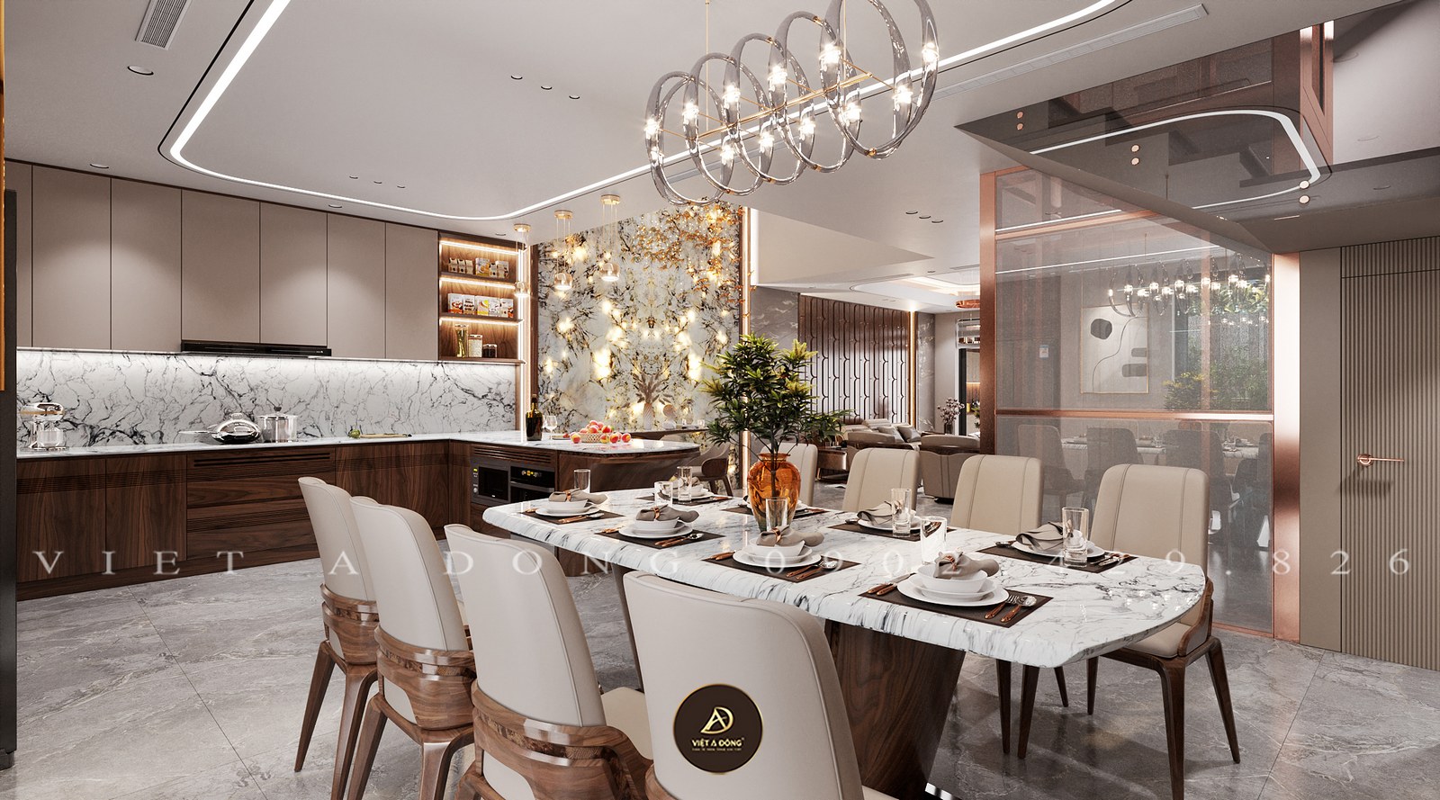 lựa chọn bàn ăn phù hợp với không gian