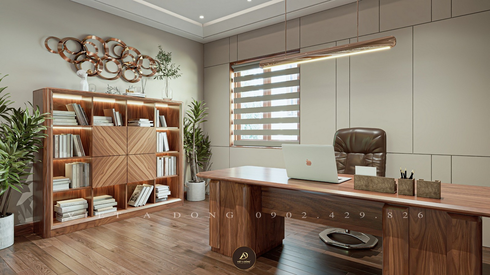 bàn làm việc gỗ óc chó