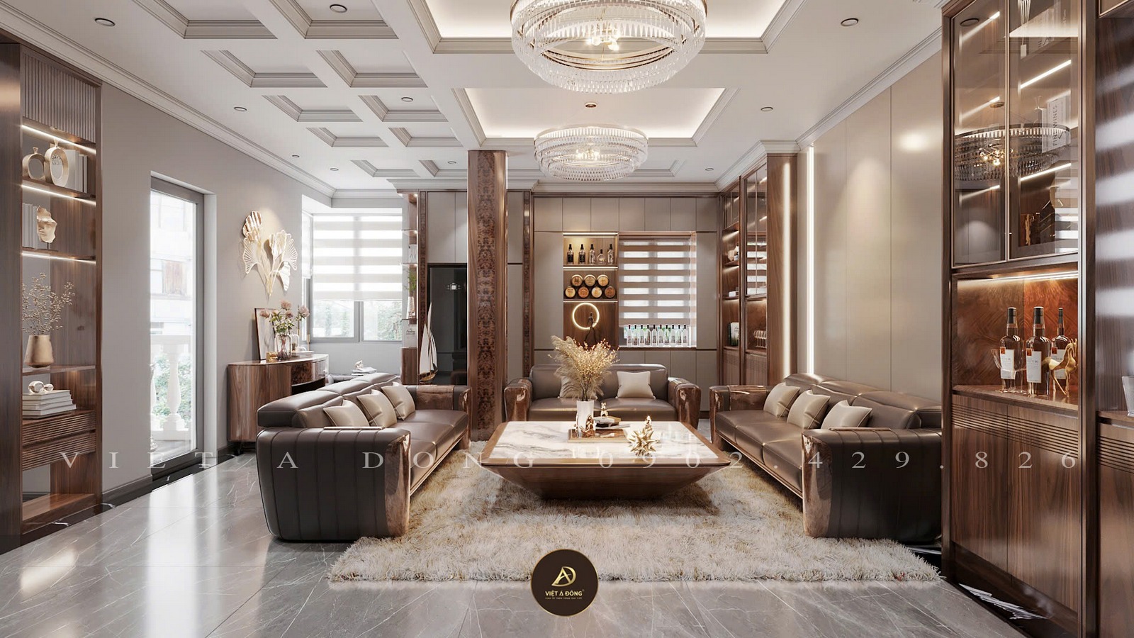 vệ sinh bàn trà gỗ óc chó định kỳ