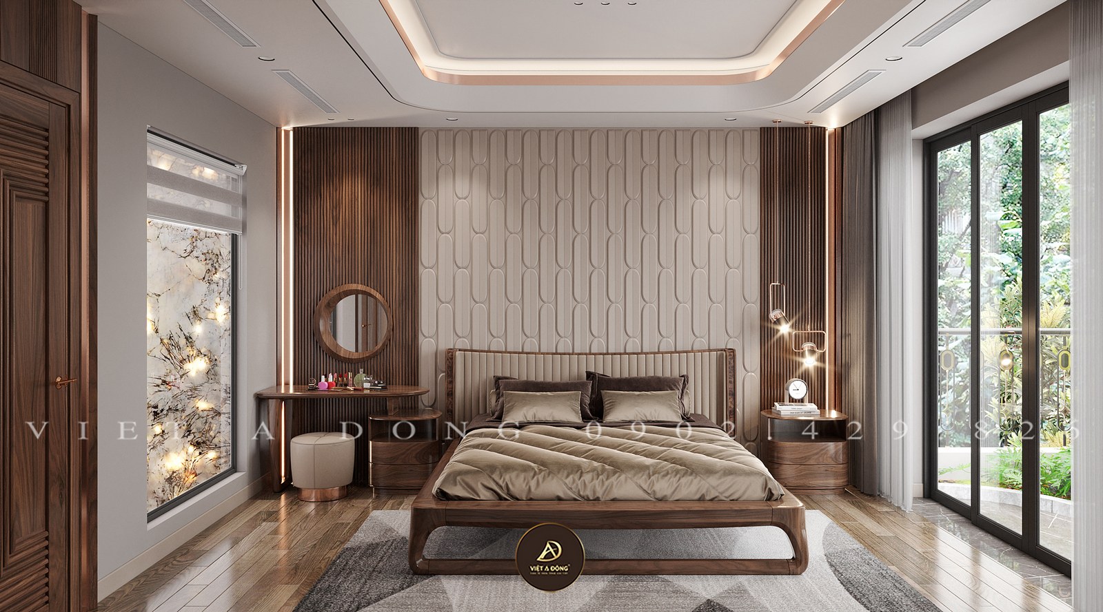 phối màu phòng ngủ