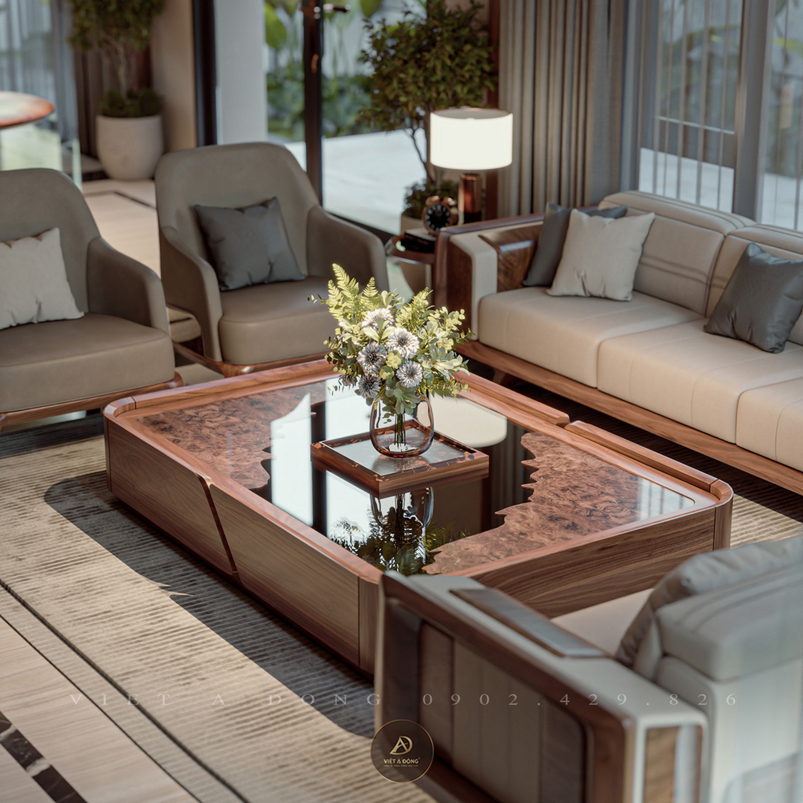 thiết kế và kiểu dáng bàn trà