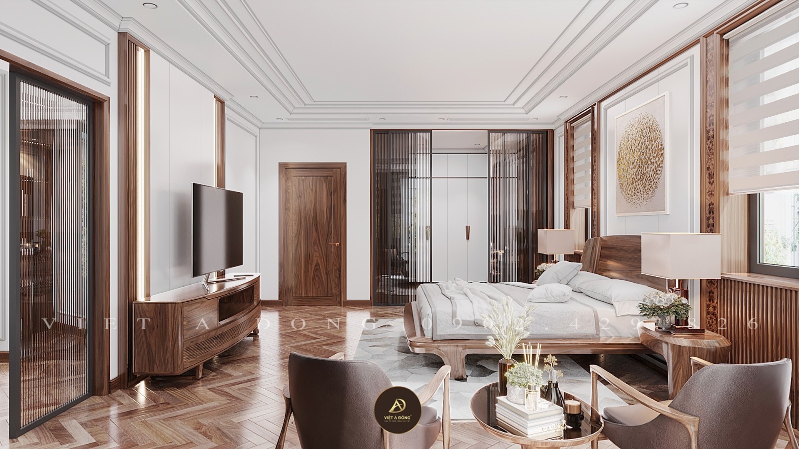 giá kệ tivi gỗ óc chó