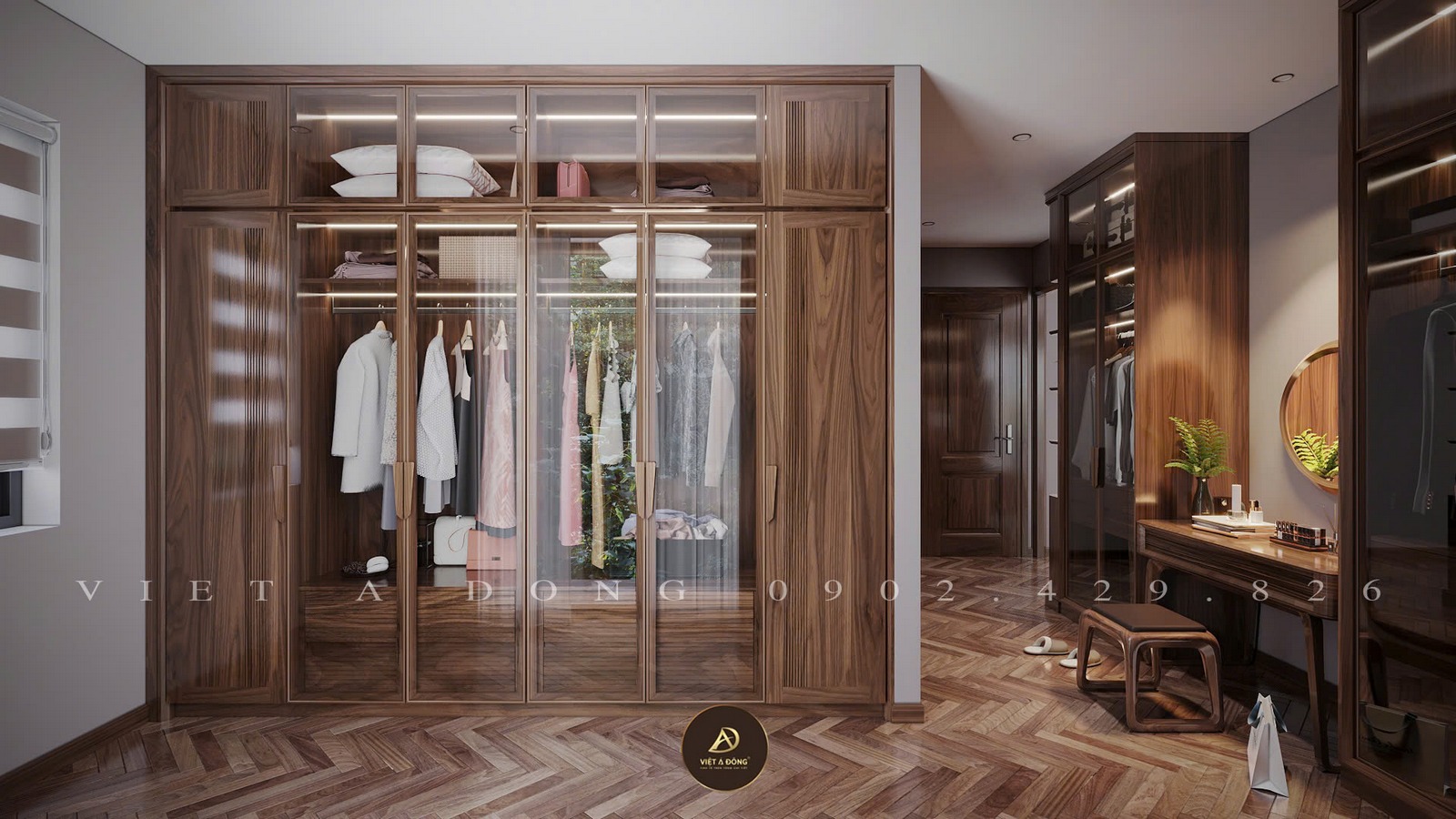 kích thước tủ quần áo phù hợp