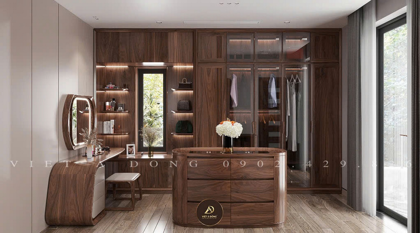 tủ quần áo tại Việt Á Đông