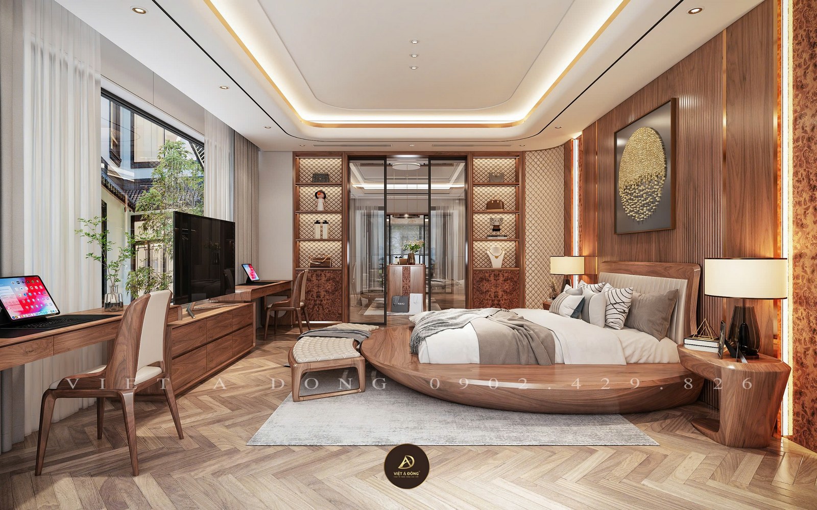 giường gỗ óc chó cải thiện sức khỏe