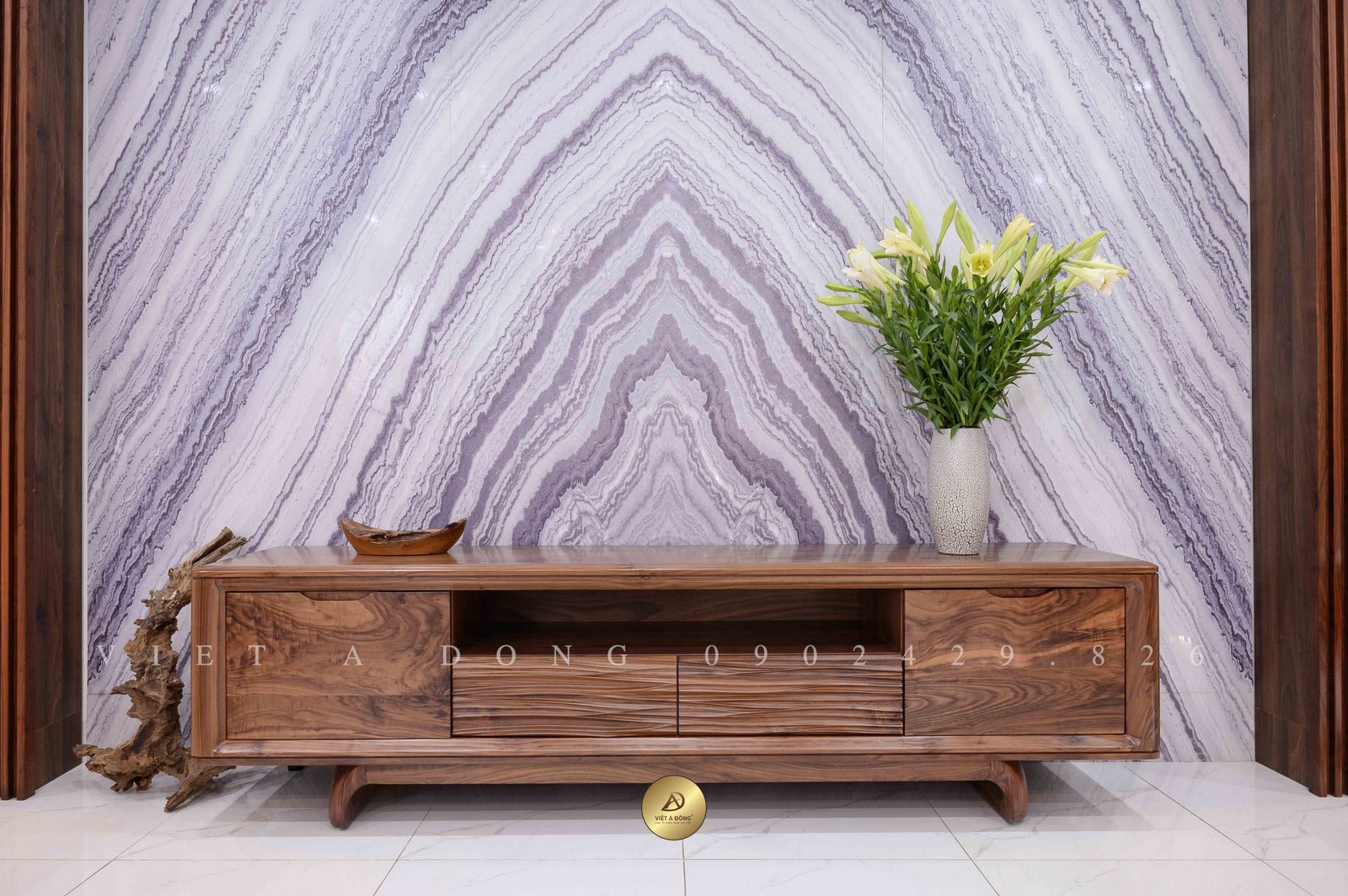 thiết kế kệ tivi