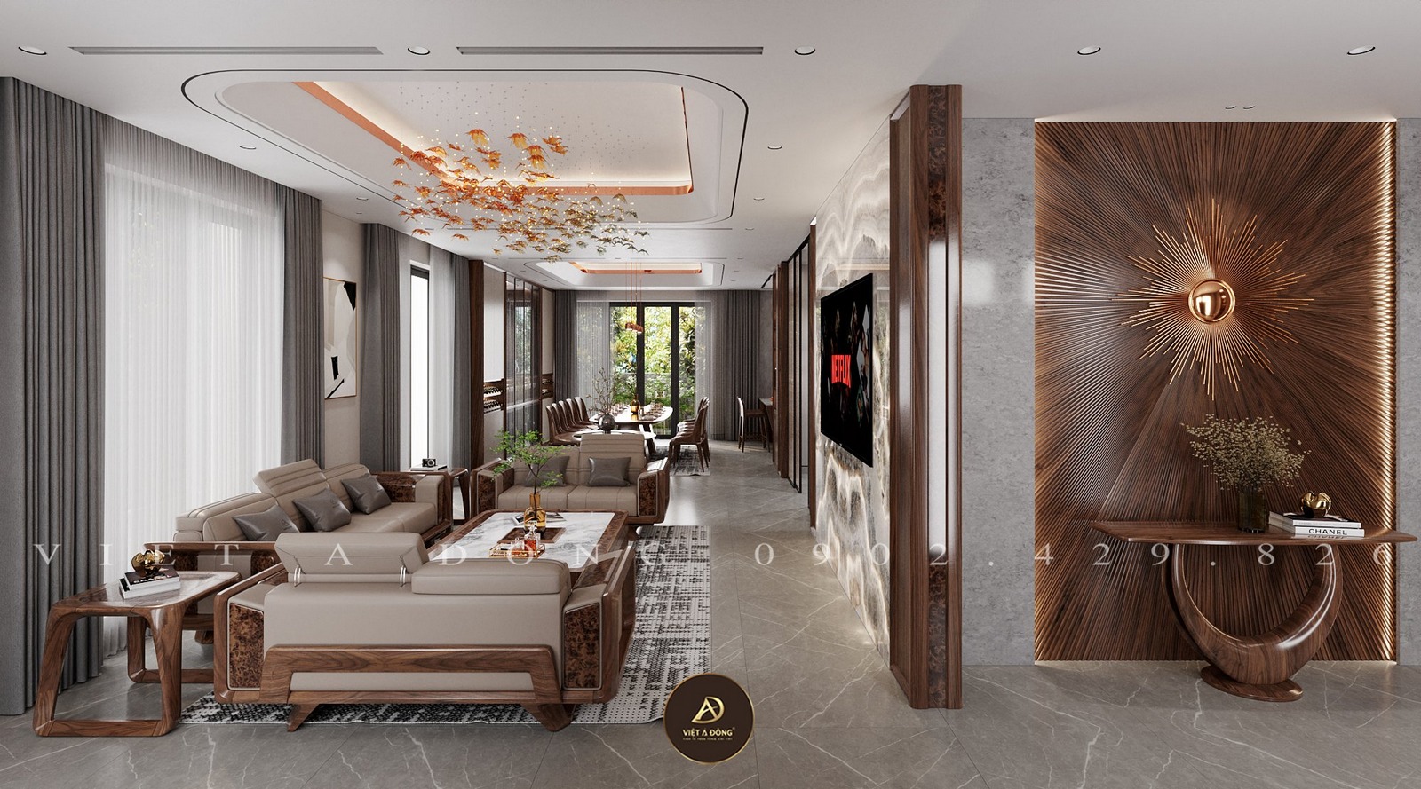 ý nghĩa phong thủy của gỗ óc chó