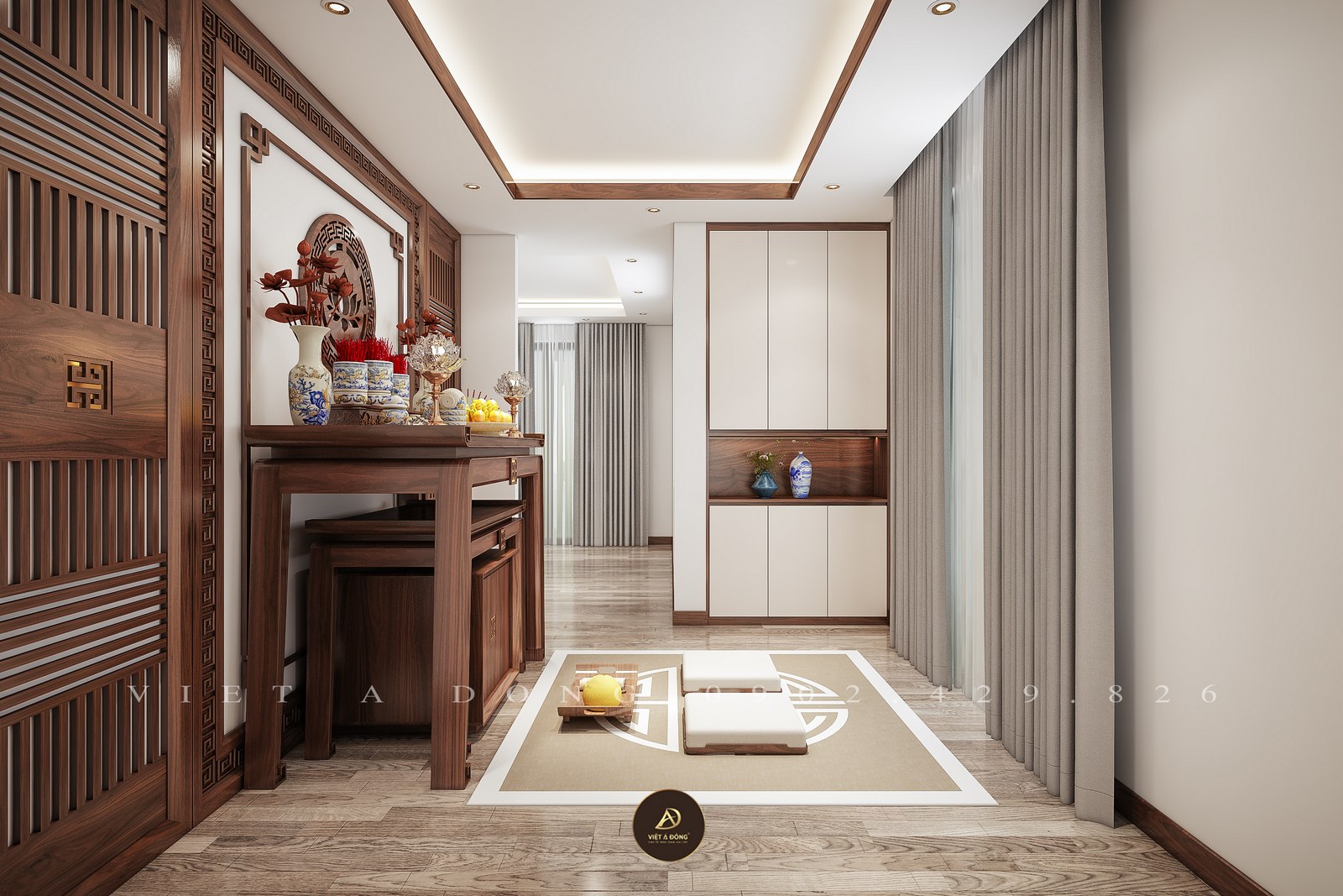 xu hướng thiết kế tủ thờ hiện đại