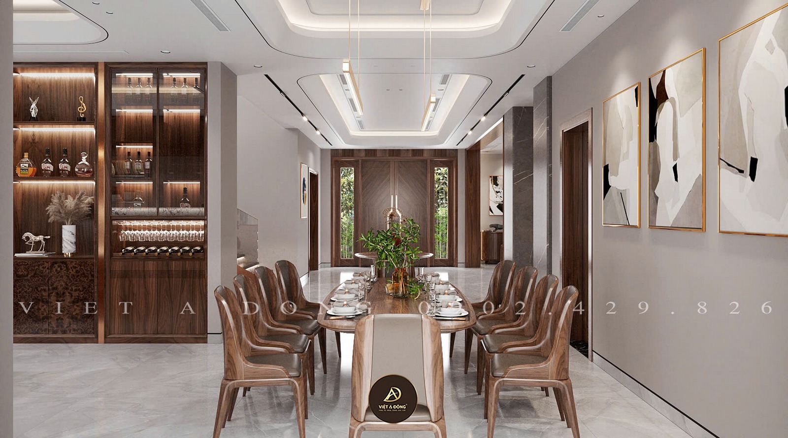 bàn ăn gỗ óc chó