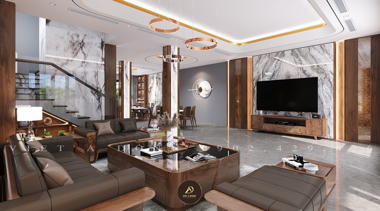 phòng khách chung cư