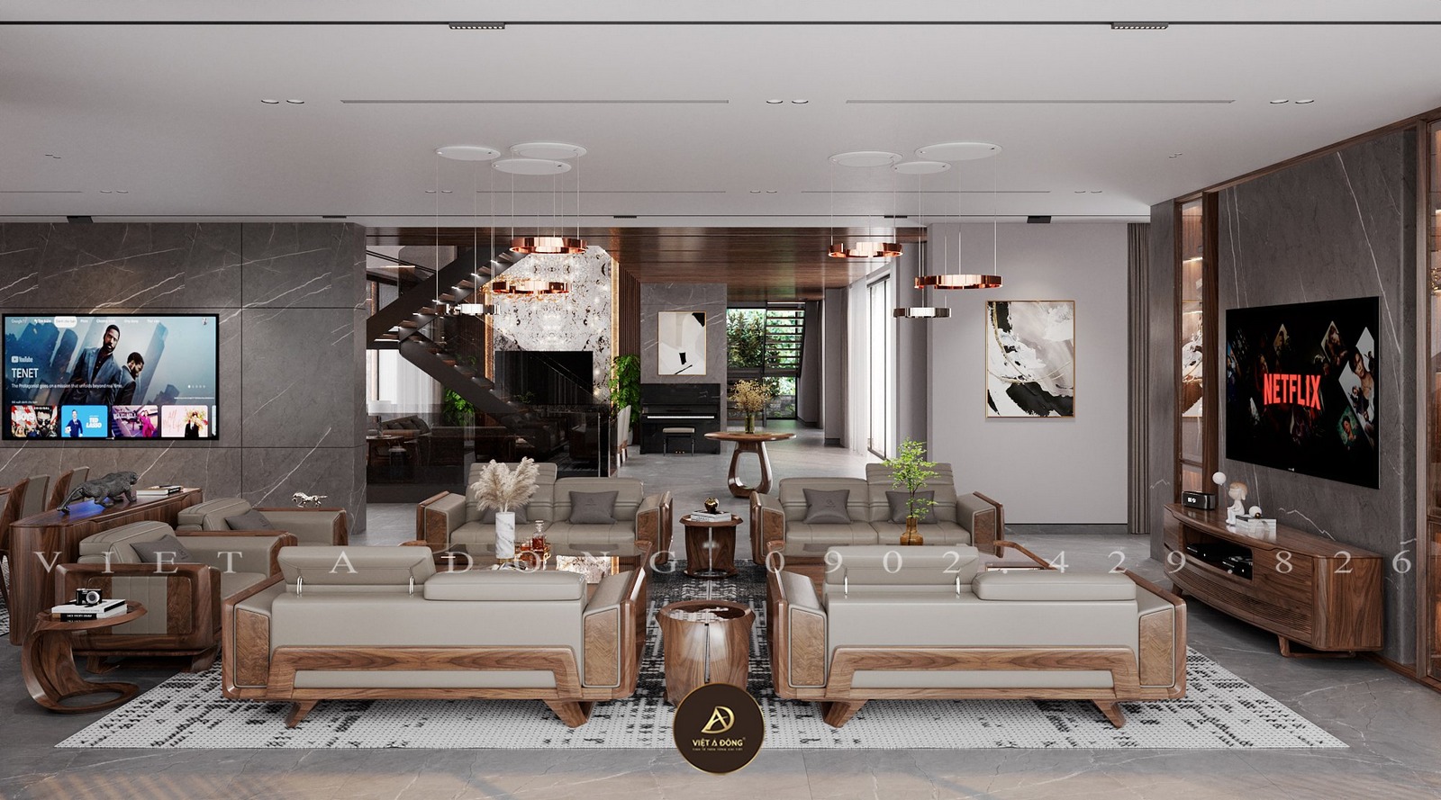 bố trí nội thất hợp lý